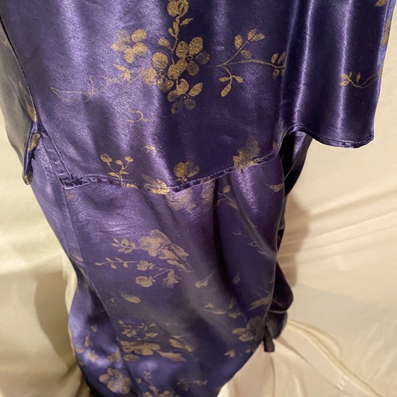 Victoria’s Secret 2pc Navy Satin Top & PantsS - Picture 3 of 8